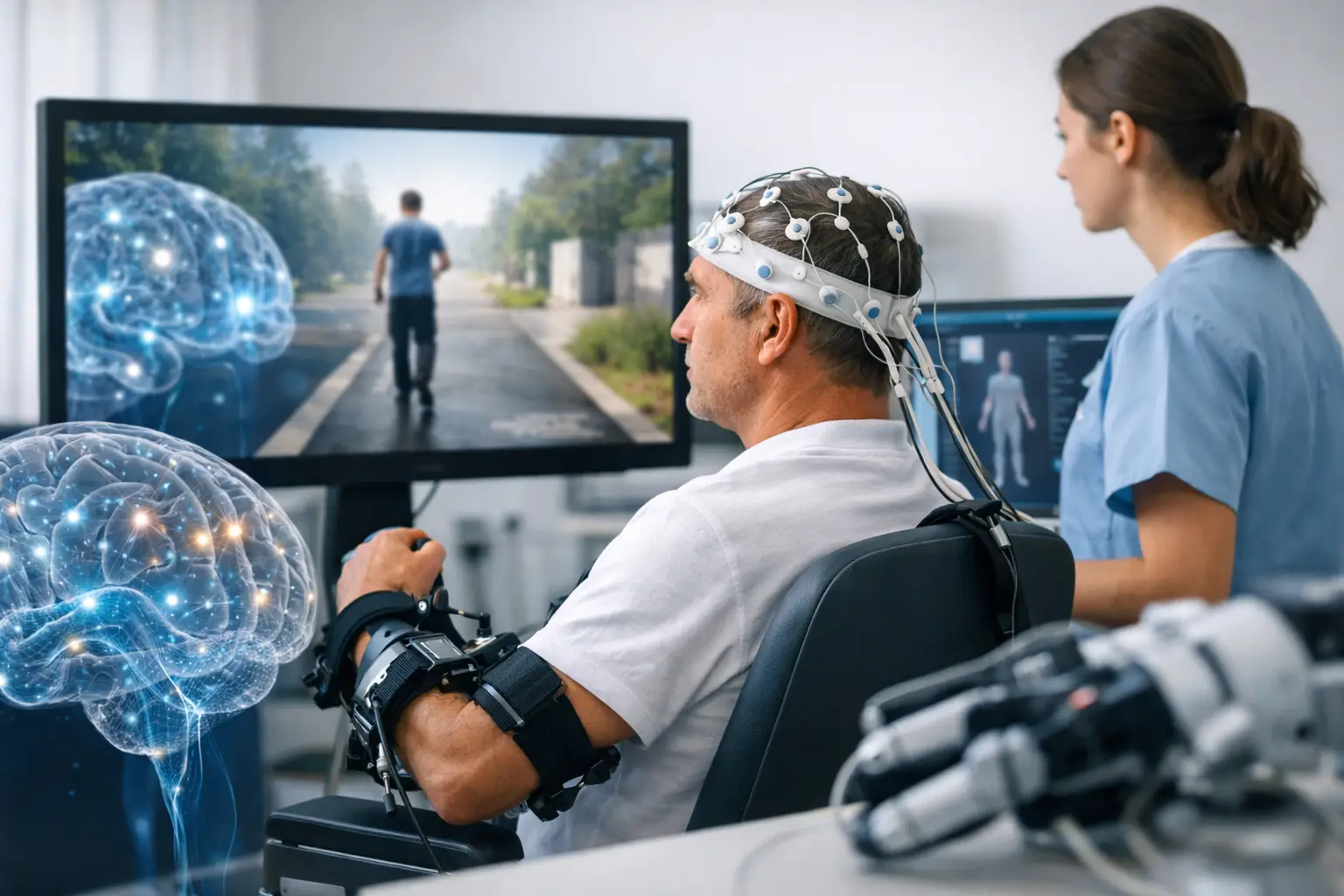 Neurorehabilitación con neurotecnología clínica
